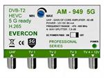 Anténní zesilovač EVERCON AM-949 5G 40dB 4TV