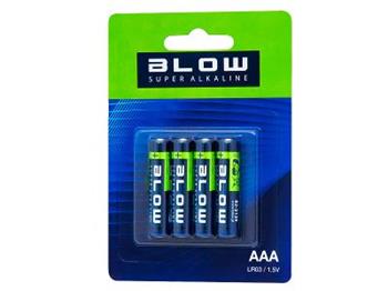 BLOW Baterie SUPER Alkalická AAA LR3 blistr 4ks