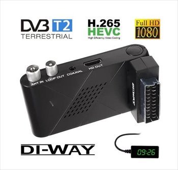 "BAZAR" DI-WAY 2020 Mini V2 DVB-T2 Hevc H.265