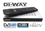 "ROZBALENO" DI-WAY HbbTV Combo DVB-T2/C, DVB-S2 FullHD HEVC