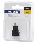 Adapér/Redukce BLOW konektor MikroHDMI - zásuvka HDMI blistr