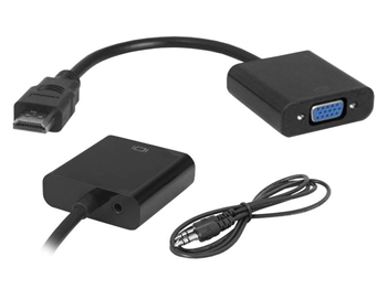 Adaptér LTC PRZE-19845 HDMI do VGA + Audio