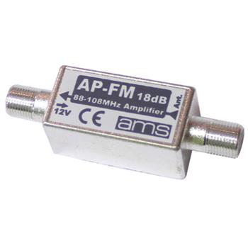 Anténní zesilovač AP-FM - 18 dB , 88- 108 MH, přip