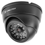 Atrapa kamery Cabletech DK-3, černá, LED dioda, DOME