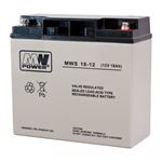 Baterie olověná 12V / 18Ah  MW Power MWS 18-12 gelový akumulátor AGM