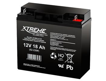 Baterie olověná 12V / 18Ah Xtreme / Enerwell 82-226 gelový akumulátor