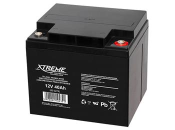 Baterie olověná 12V / 40Ah Xtreme 82-227 gelový akumulátor