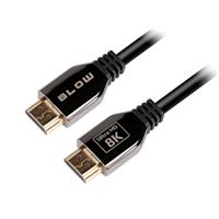 BLOW Kábel HDMI-HDMI 1,5 m PREMIUM, black, gold, 8K 2.1