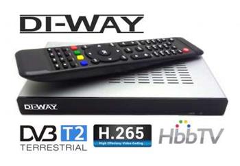 DI-WAY HbbTV Combo DVB-T2/C, DVB-S2 FullHD HEVC