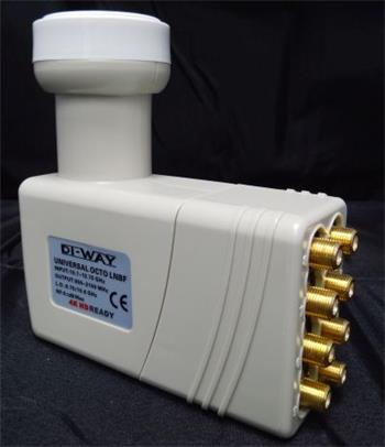 DI-WAY LNB OCTO 0,1dB Gold konektory F