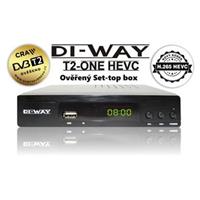 DI-WAY T2-ONE HEVC H.265 DVB-T/T2, CRA T2 Ověřeno