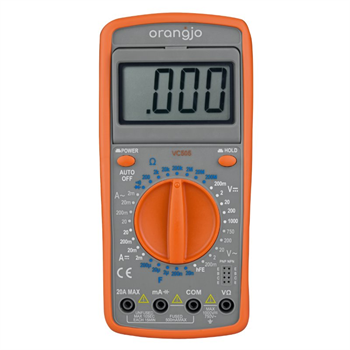 Digitální multimetr Orangjo VC505, LCD, 2xAAA, akust. alarm