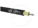 DROP1000 kabel Solarix 12vl 9/125 3,8mm LSOH Eca černý 500m SXKO-DROP-12-OS-LSOH