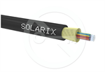 DROP1000 kabel Solarix 24vl 9/125 4,0mm LSOH Eca černý 500m SXKO-DROP-24-OS-LSOH