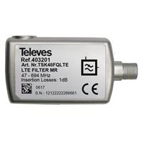 Filtr LTE TELEVES  47-694 MHz, 5G, F-konektor