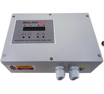 FVE regulátor MPPT OPL 9AC 3kW, LCD pro fotovoltaický ohřev vody se zobrazením v