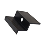 FVE úchyt krajní "Z" pro fotovoltaický panel, černá, 45mm