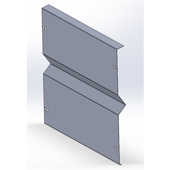 FVE zavětrávací plech CORAB L2350 (2350x304x0,5)