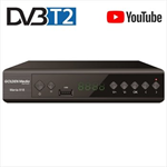 GOLDEN MEDIA MANIA 818, DVB-T2 Full HD HEVC H.265, YouTube