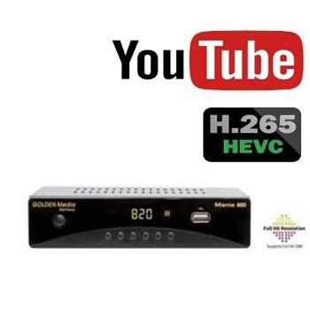 GOLDEN MEDIA MANIA 820, DVB-T2 Full HD HEVC H.265