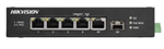 HIKVISION Switch Průmyslový DS-3T0306HP-E/HS 60W, Super PoE 4+1, SFP