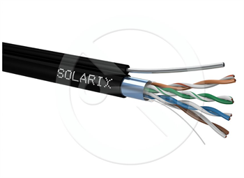 Instalační kabel Solarix CAT5E FTP PE samonosný