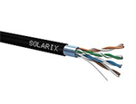 Instalační kabel Solarix CAT5E FTP PE Fca venkovní 305m/box SXKD-5E-FTP-PE