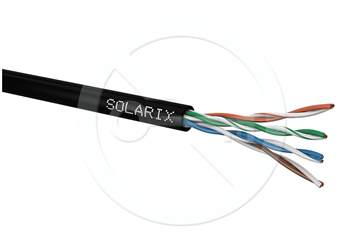 Instalační kabel Solarix CAT5E UTP PE Fca 100m/box SXKD-5E-UTP-PE