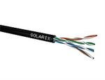 Instalační kabel Solarix CAT5E UTP PE Fca venkovní 305m/box SXKD-5E-UTP-PE