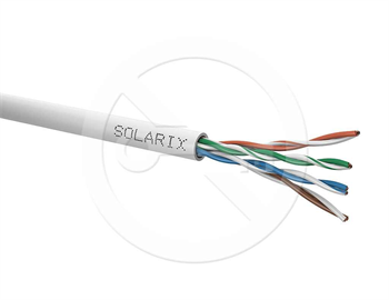 Instalační kabel Solarix CAT5E UTP PVC Eca 100m/box SXKD-5E-UTP-PVC