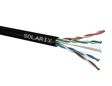 Solarix UTP CAT6 PE 500m na cívce