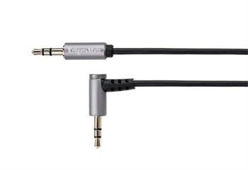 Kabel Audio Kruger&Matz KM0312 úhlový Jack 3.5 stereo propojovací 1m