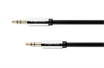 Kábel Audio Kruger&Matz KM0312P priamy Jack 3.5 stereo prepojovací 1m