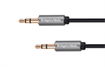 Kábel Audio Kruger&Matz KM1228 priamy Jack 3.5 stereo prepojovací 3m