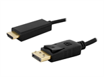 Kábel LTC HDMI-DISPLAYPORT 1,8m čierny