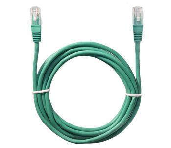 Kabel Patch UTP 5e RJ45/568B 0,5m, zelený