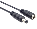 Kábel pre kamery, predlžovací kábel napájania 5,5/2,1mm, 10m
