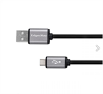 Kabel USB Kruger&Matz KM1236 USB / USB-micro 1,8m černý