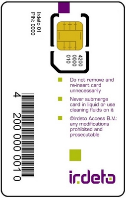 Karta Standard HD SKYLINK Irdeto M7 - "NOVÁ"