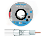 Koaxiální kabel Profi ANKASAT ANK SK-CCS, 120/100m, PVC, 7mm, bílý cívka 