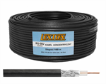 Koaxiálny kábel Lexton LXK506CU RG58, 5mm, 50 Ohm, 100m, čierny
