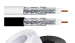 Koaxiálny kábel RG-6U/48FA 305m LSZH 6,5mm biely rollbox