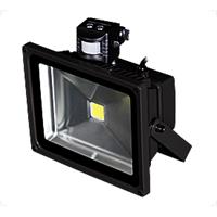 MAXLED Reflektor MF 30W/2970 lm s PIR studený bílý, AC 230V