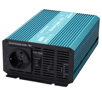 Měnič napětí 12V/230V 600W, CARSPA P600, čistá sinusovka