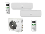 Multisplitová klimatizace sestava MW Power OMEGA ODU 18K2 G3 + 2X OMEGA WM 12K V2
