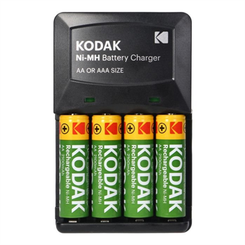 Nabíječka baterií sada Kodak K620 + 4ks AA 2100mAh nabíjecí baterie, AA, AAA