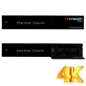 OCTAGON SF4008 Triple 4K UHD Enigma 2 2x DVB-S2X