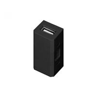 ORNO Modulární datový USB port, barva černá