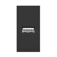 ORNO Modulární nabíjecí USB port, barva černá