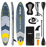 Paddleboard SUP REBEL ACTIVE RBA-4501 se sedátkem, šedý 11'6" 350x81x15cm